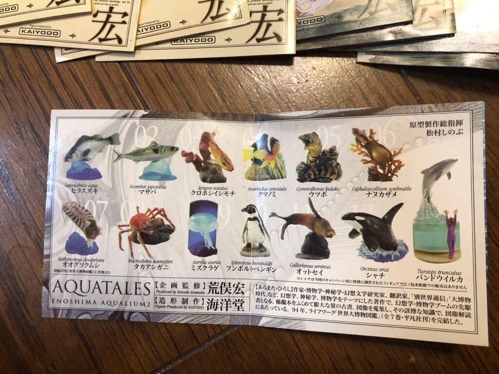 新江ノ島水族館への誘い2全13種☆海洋堂 海洋堂 新江ノ島水族館への誘い2 セブンイレブン版 全13種 + BIRD